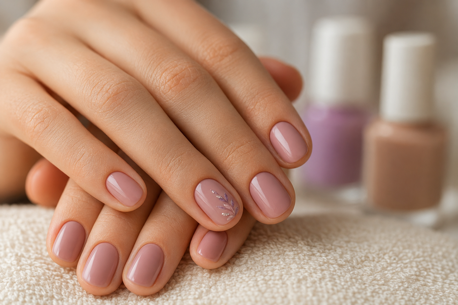 Nail art e finalização